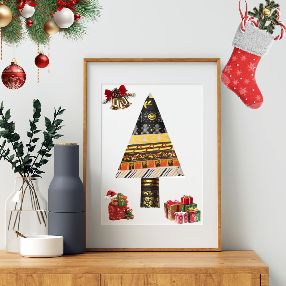 17 Rolls Christmas Washi Tape Set Holiday Washi Tape for Journaling Decorative Tapes Christmas Packing Tape Designs Journaling Kit for Women Gifts for Daughter Granddaughter Stocking Stuffer for Women