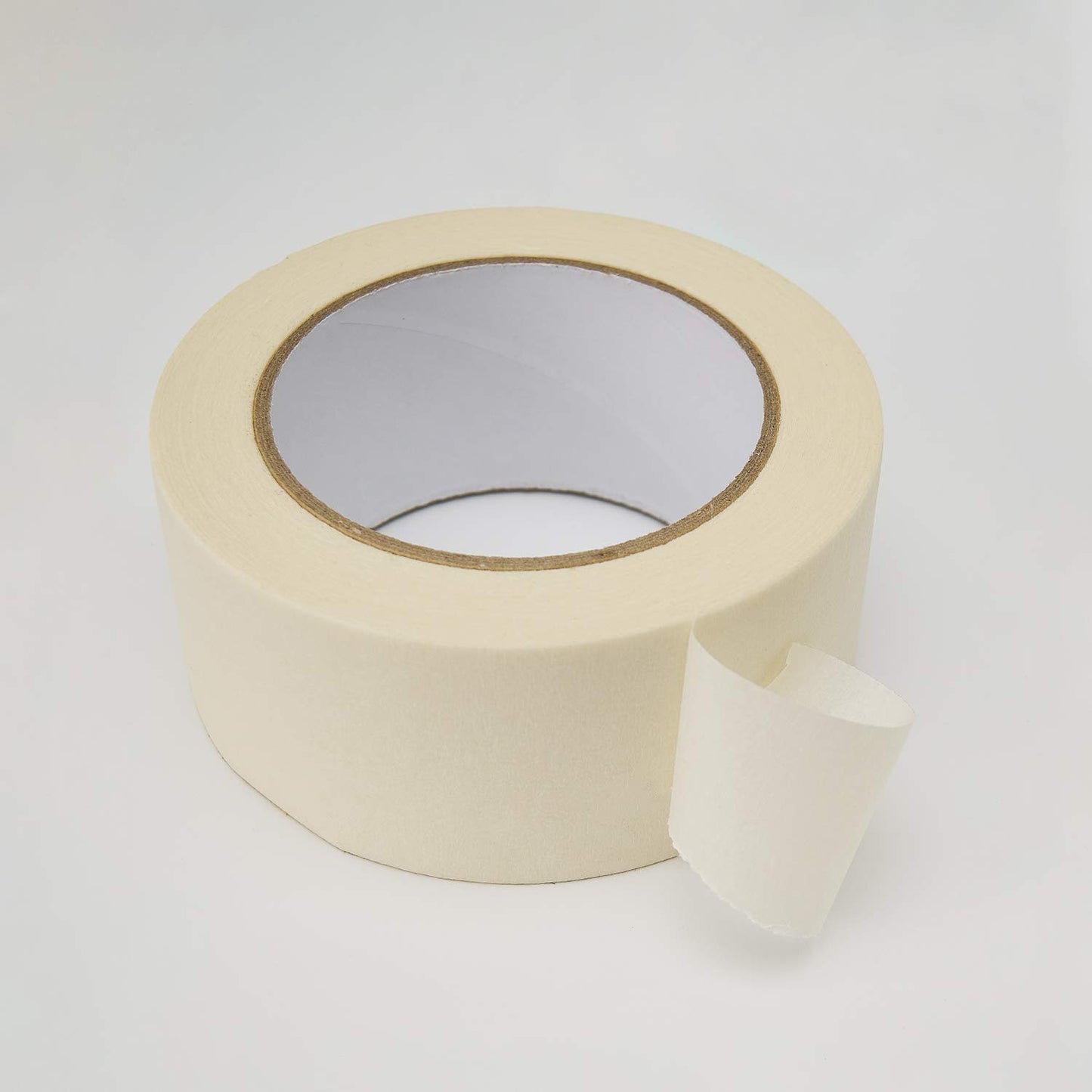 Lichamp Wide Masking Tape 2 inches, 1pc General Purpose Beige Masking Tape White Masking Paper, 1.95 inches x 55 Yards (Pack of 2)