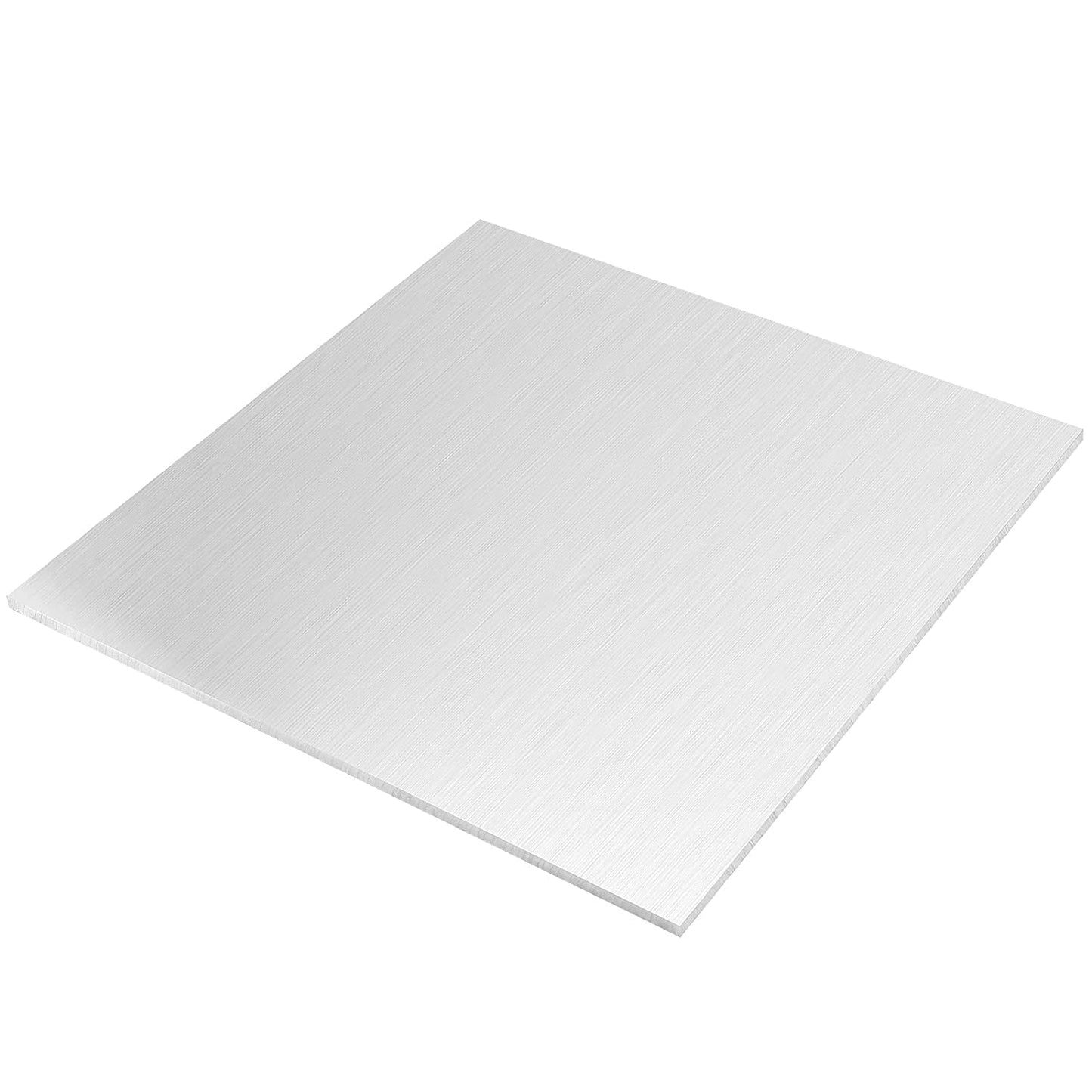 2 Pack 6061 12 x 12 x 1/4 Inch Aluminum Sheet, T6 Heavy Duty Flat Plain Multifunctional Metal Square Aluminum Plate Sheet for DIY Construction, Mechanical Workshop