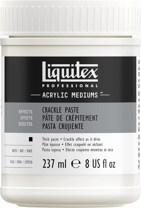 Liquitex Professional Effects Medium , 237ml (8-oz), Crackle Paste