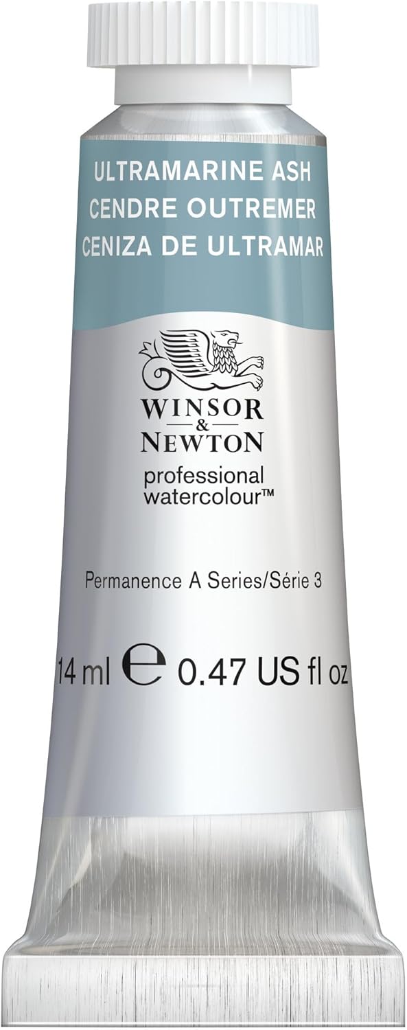 Winsor & Newton Professional Watercolour, Revival Collection, 14ml (0.47-oz) Tube, Ultramarine Ash