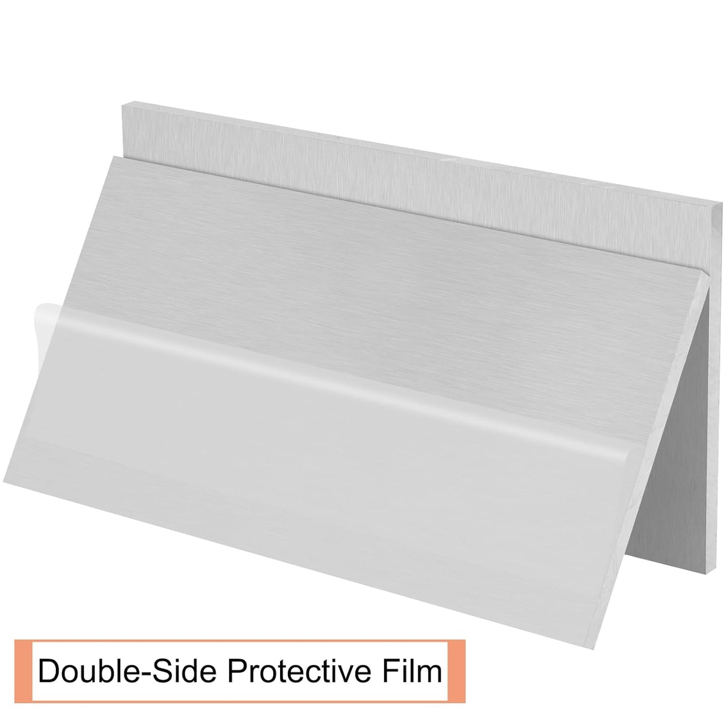 2Pack 6061 T651 Aluminum Sheet Metal 4 x 8 x 1/4 Inch Plain Thin Aluminum Plate Welding Practice kit for Beginners, Heat Treatable Rectangle 6MM Aluminum Metal Plate for Welding, Industrial