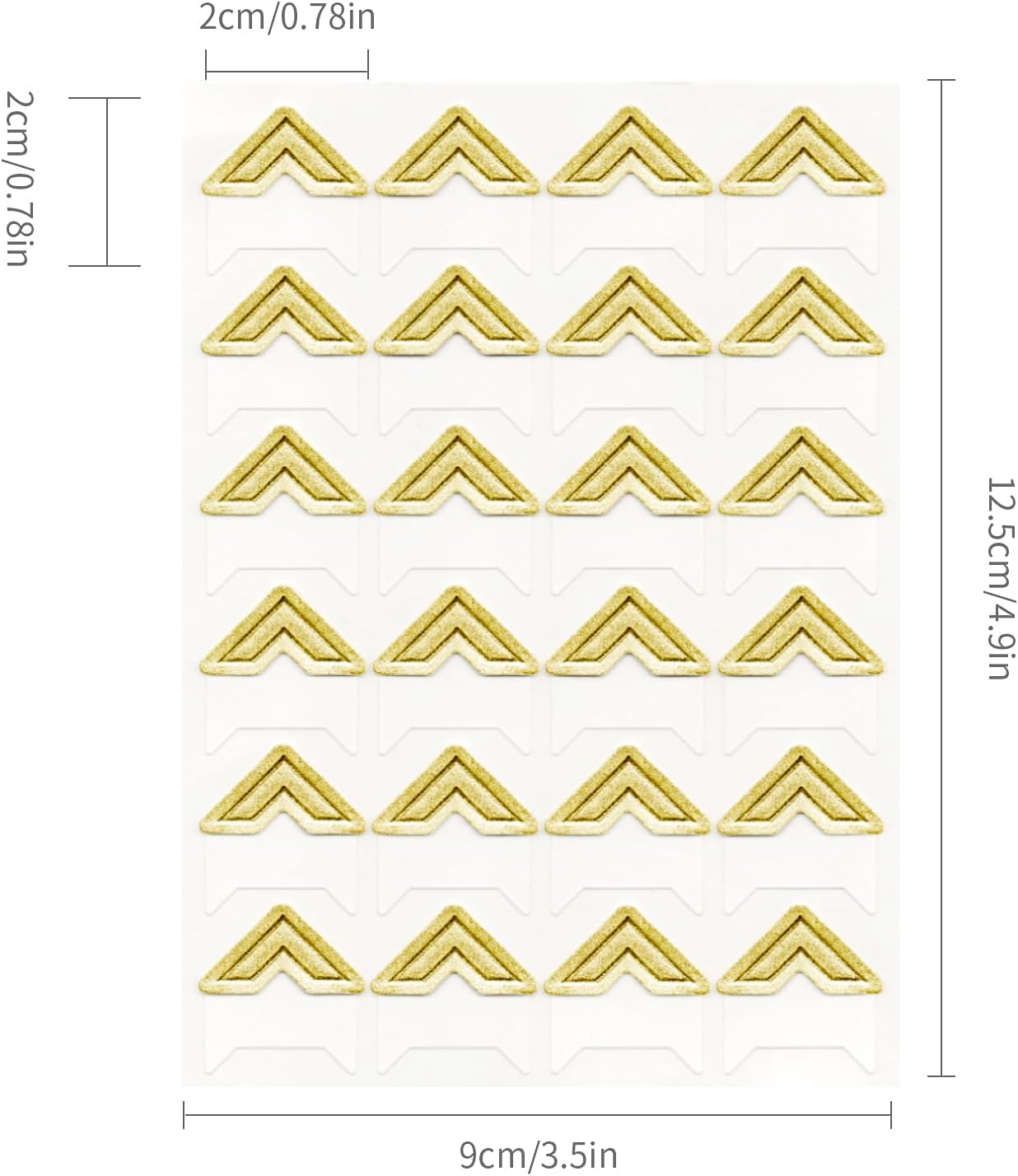 GOONAVI 10 Sheets 240 Pcs Shiny Gold Acid-Free Photo Corners, Self-Adhesive Mounting for Wedding Scrapbook Supplies, DIY Photo Album, Journal, Guest Book, Memory Book