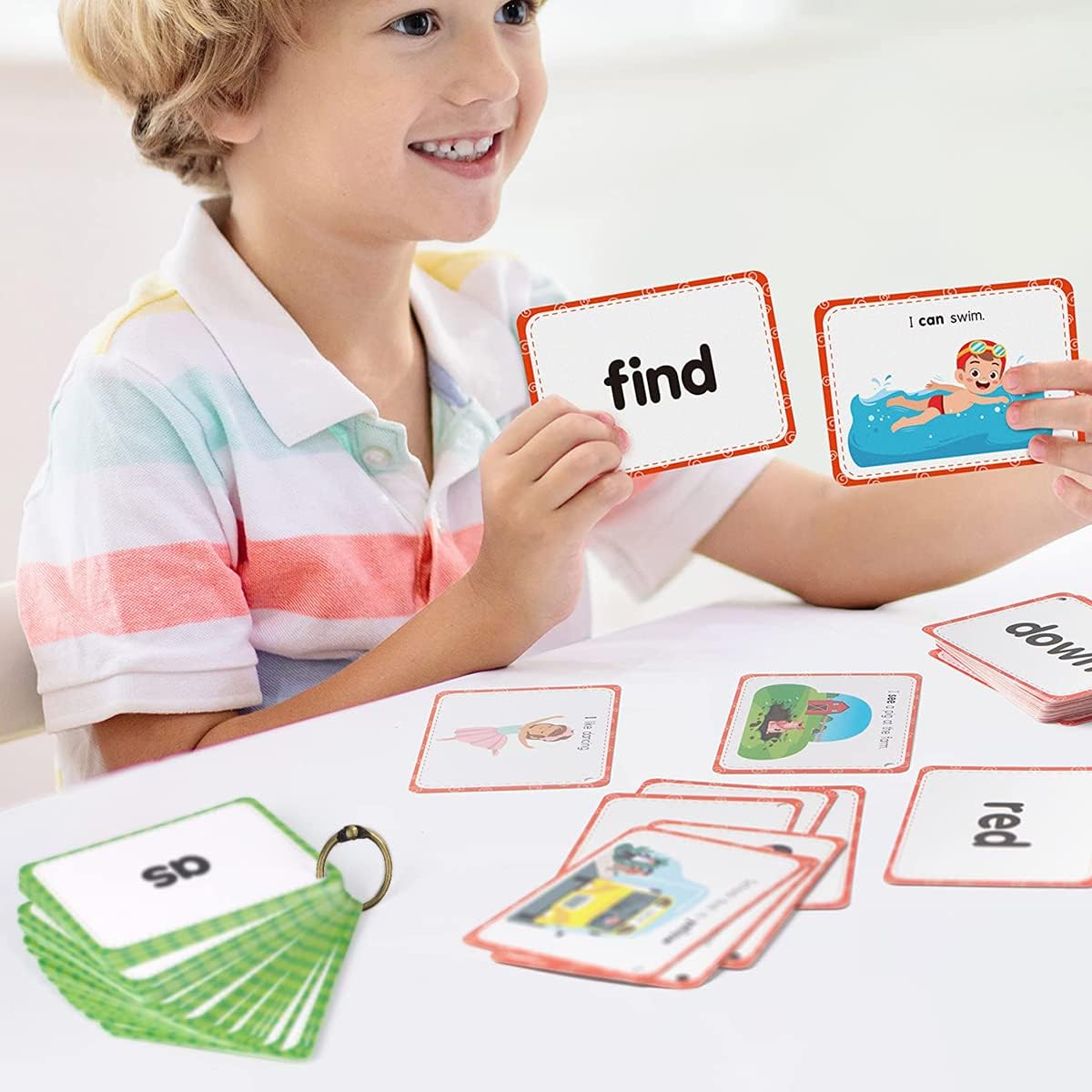 CooBigo 50 Pack Binder Ring, Metal Book Ring Paper Ring Holder 5/8" Loose Leaf Binder Ring Clip for Index Card, Flash Card Ring, Scrapbook, Keychain Key Ring - Silver