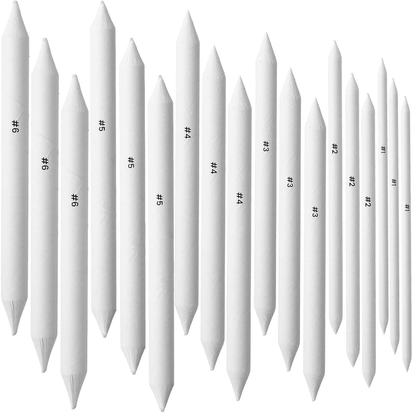 18Pcs Blending Stumps for Drawing, Paper Art Blenders, Art Blending Pencils Supplies, Drawing Pencils for Student Artist Charcoal Sketch Painting Tools, Shading Pencil for Sketching Supplies