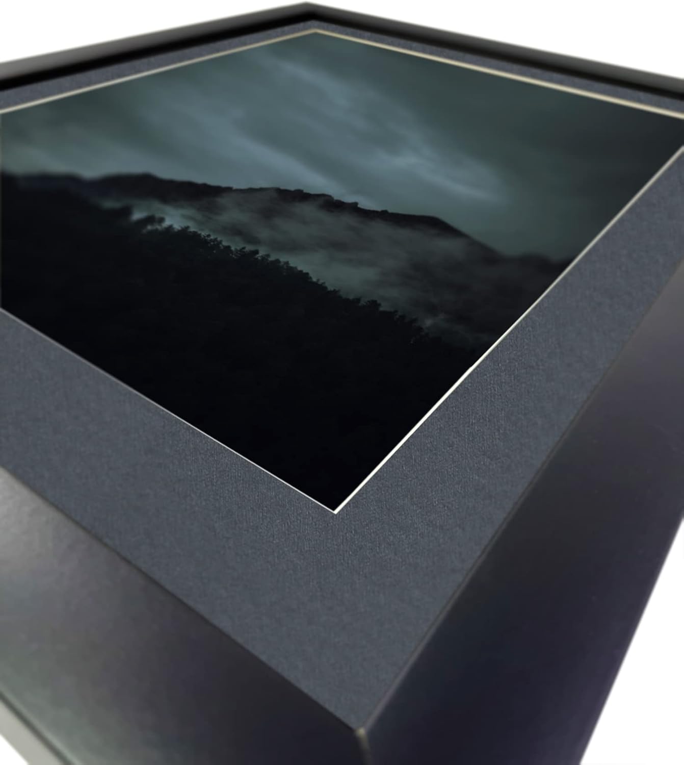 Craig Frames B573 Pre-cut Mat Board for 12x12 Print, 16x16, Graphite Black
