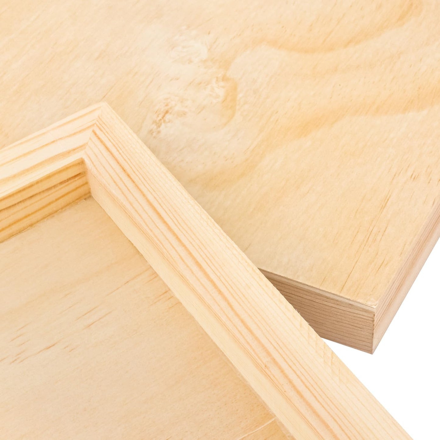 6 Pack 11 x 14 Inch Unfinished Wood Panels, Wooden Panel Boards for Painting, Crafts, and Home Decor