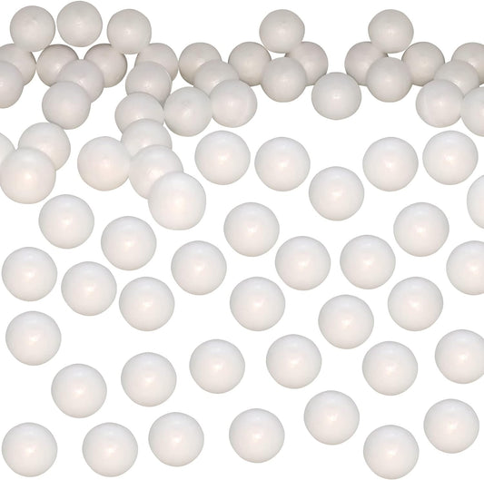 200 Pack 0.6 Inch Blank Foam Balls for Art Decoration Polystyrene Small Craft Foam Balls for Easter Sphere Foam Ball for School DIY Projects