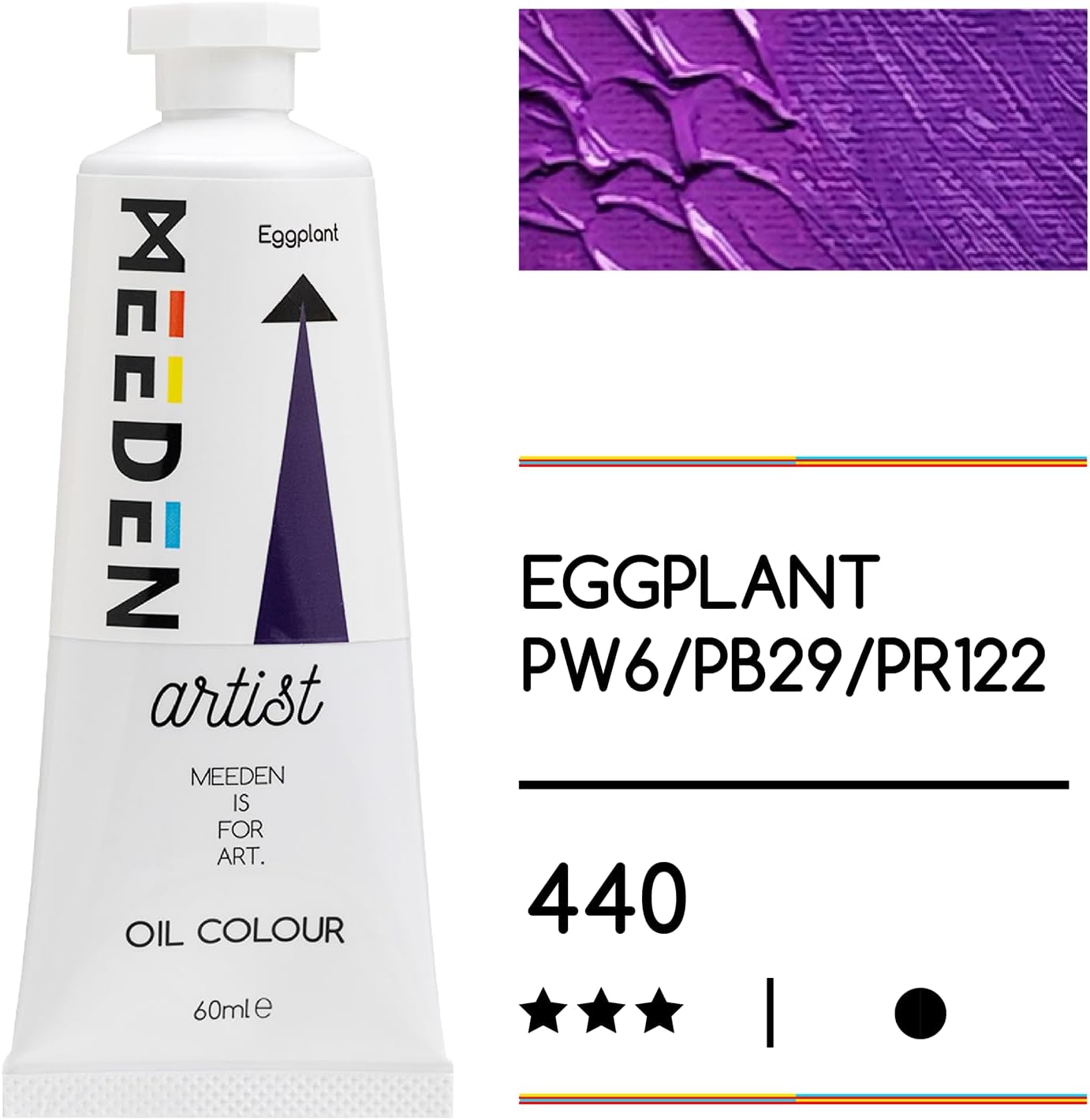 MEEDEN Artist Grade Oil Paint: Eggplant - 60ml/2oz Tube - Professional Art Paints for Canvas Painting