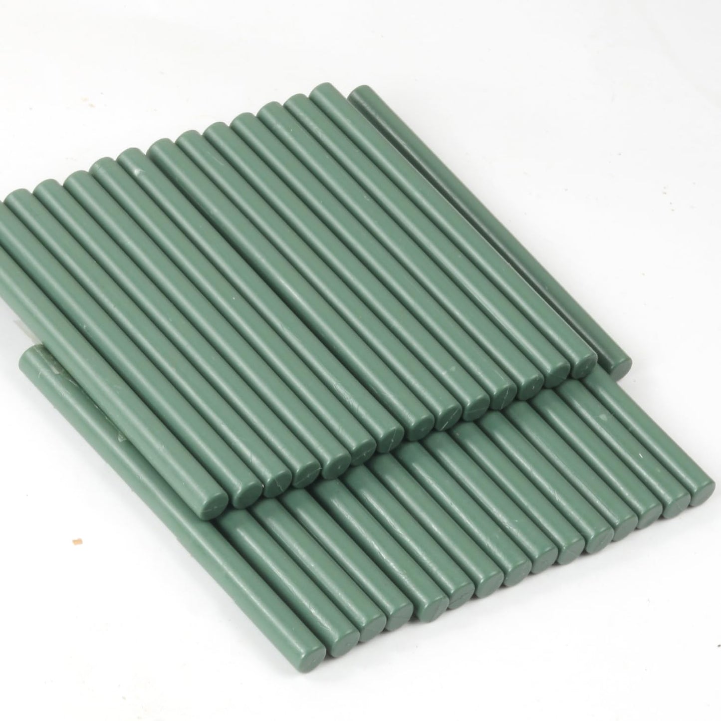 Olive Green Wax Seal Sticks, 30pcs Sealing Wax Sticks, HOSEALING Glue Gun Wax Seal Sticks for Wax Seal Stamp, Premium Sealing Wax for Wedding Invitations, Letter, Envelope (Mini Size)