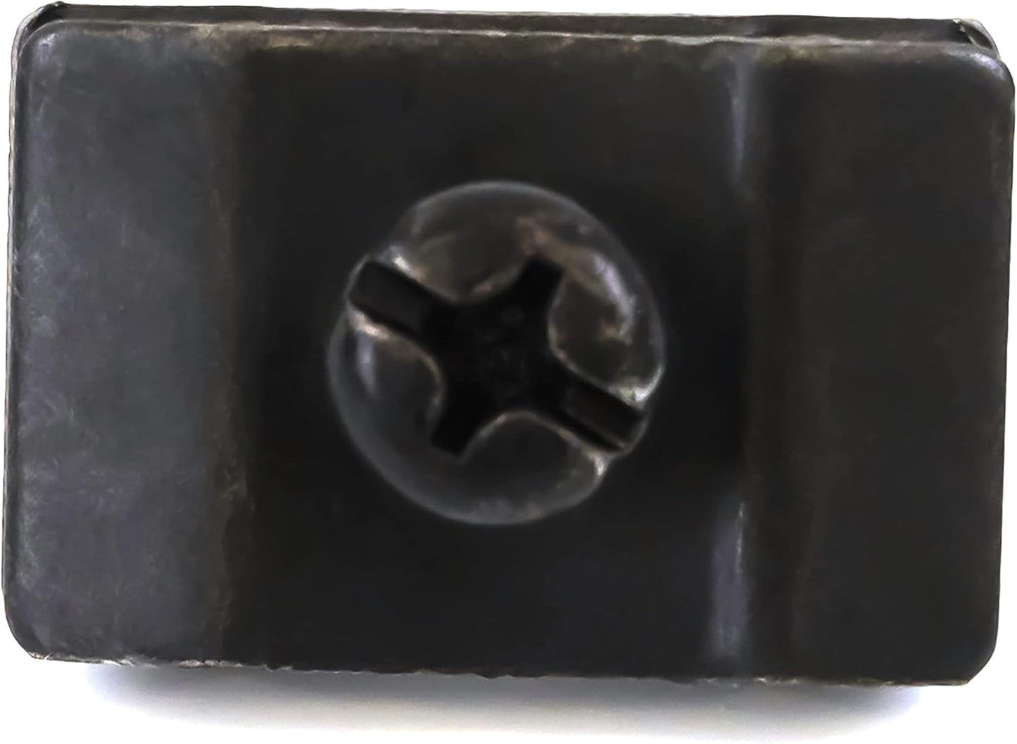 Gridwall Joining Clip Connectors for Grid Panels, Powder-Coated or Chrome Plated Steel (Quantity 10) (10, Black)