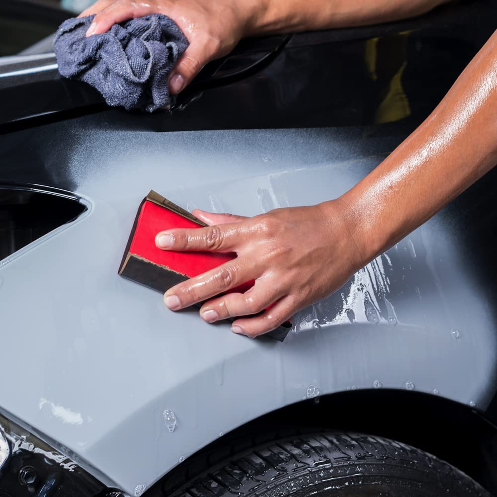 Fandeli | Waterproof Sandpaper | 1000 Grit | 25 Sheets 9'' x 11'' | For Car Polishing, Wood Furniture Sanding and Metal Sanding | Water Resistant