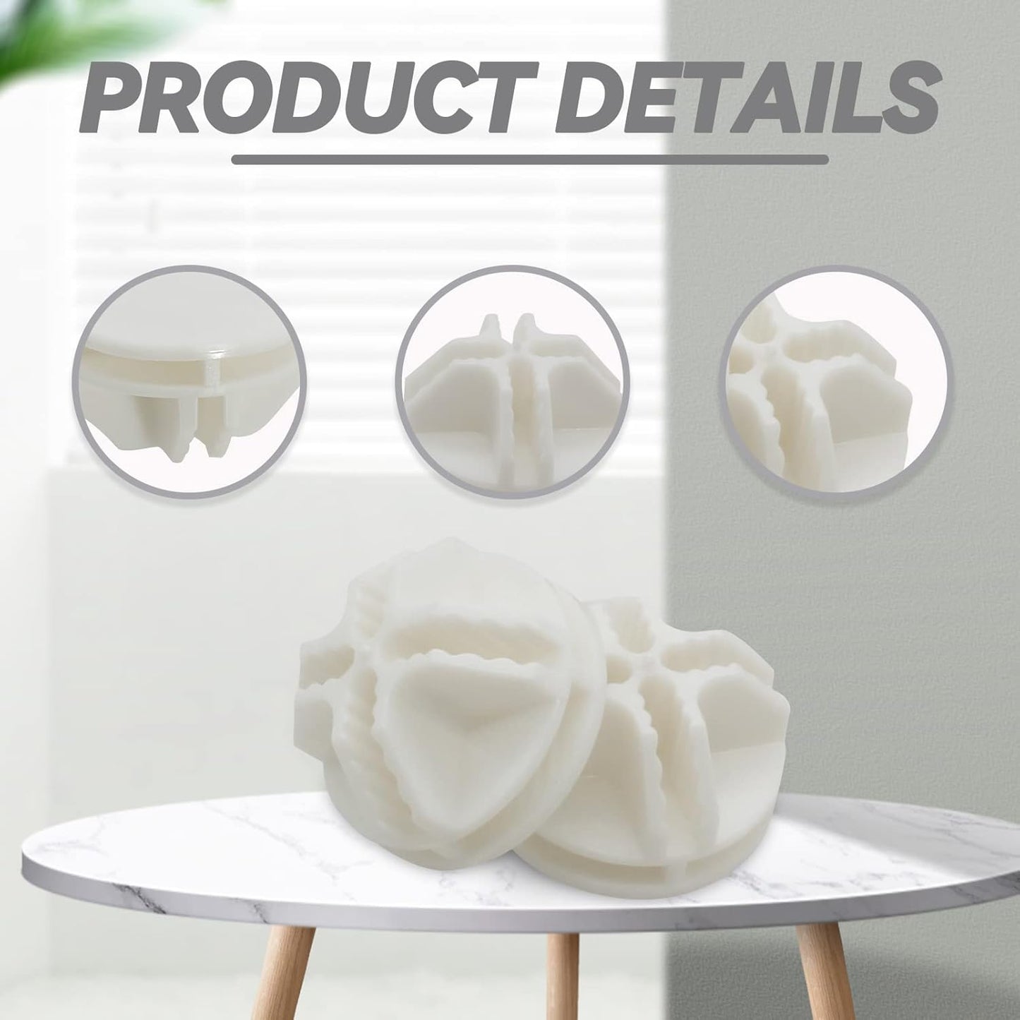 16 Pcs White Plastic Connector, Wire Grid Cube Connector for Modular Closet Storage Organizer and DIY Wire Cube Storage Unit