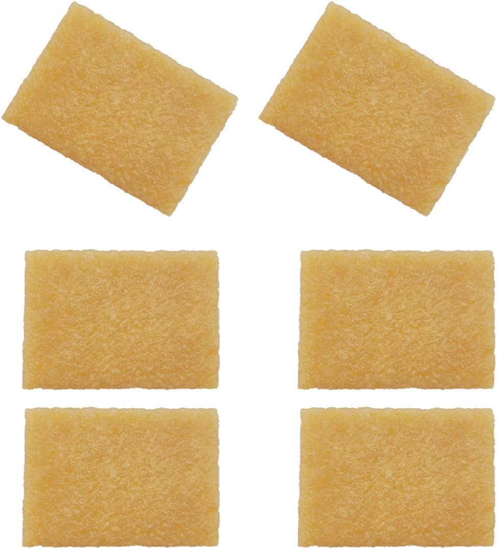 6PCS Rubber Cement Eraser - Glue Runner & Residue Pick-Up Eraser for Removing Adhesive & Residues from Paper, Plastic & More