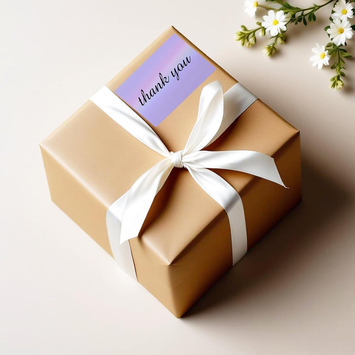 2" x 3" Holographic Thermal Label Stickers Purple,Printable Rainbow Glitter Thermal Printer Sticker Labels for Gift Wrapping, Self-Adhesive Name Price Tag DIY Custom Logo Design (280 pcs)