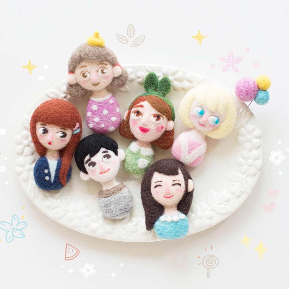 3.53oz Wool Roving Yarn, Wool Felting Supplies, Pure Wools, Chunky Yarn, Spinning Wool Roving for Needle Felting Wet Felting DIY Hand Spinning (Black)