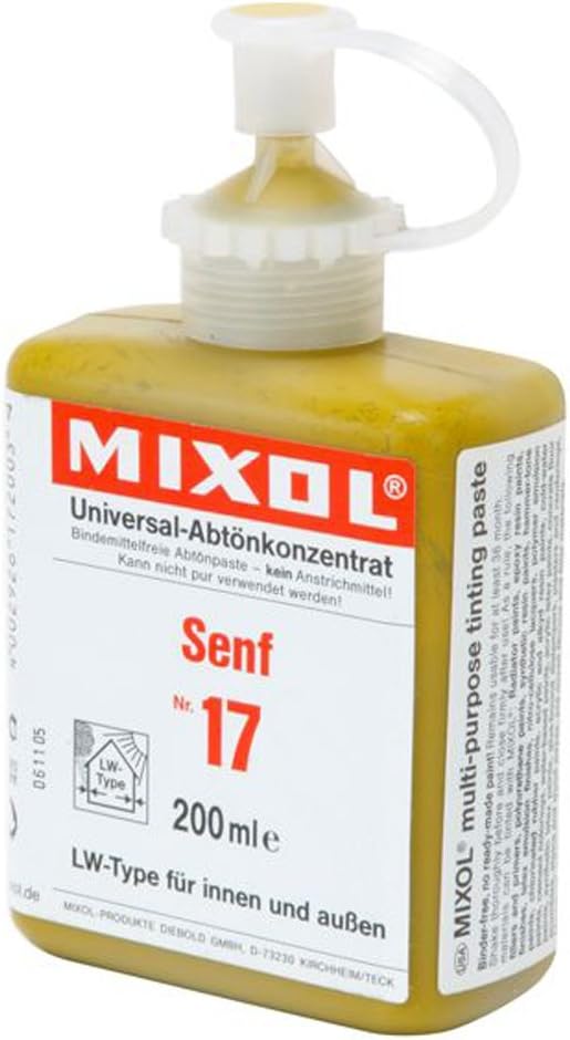 Mixol Universal Tints, Mustard, #17, 200ml