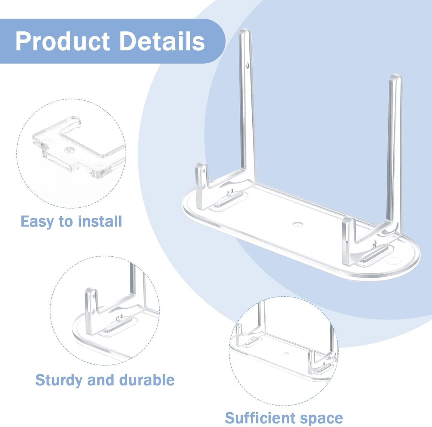 10 Pcs Card Display Stand, Acrylic Clear Card Trading Stand, Cards Display for Challenge Coin Graded Card Sports Card Trading Card PSA Card Baseball Card