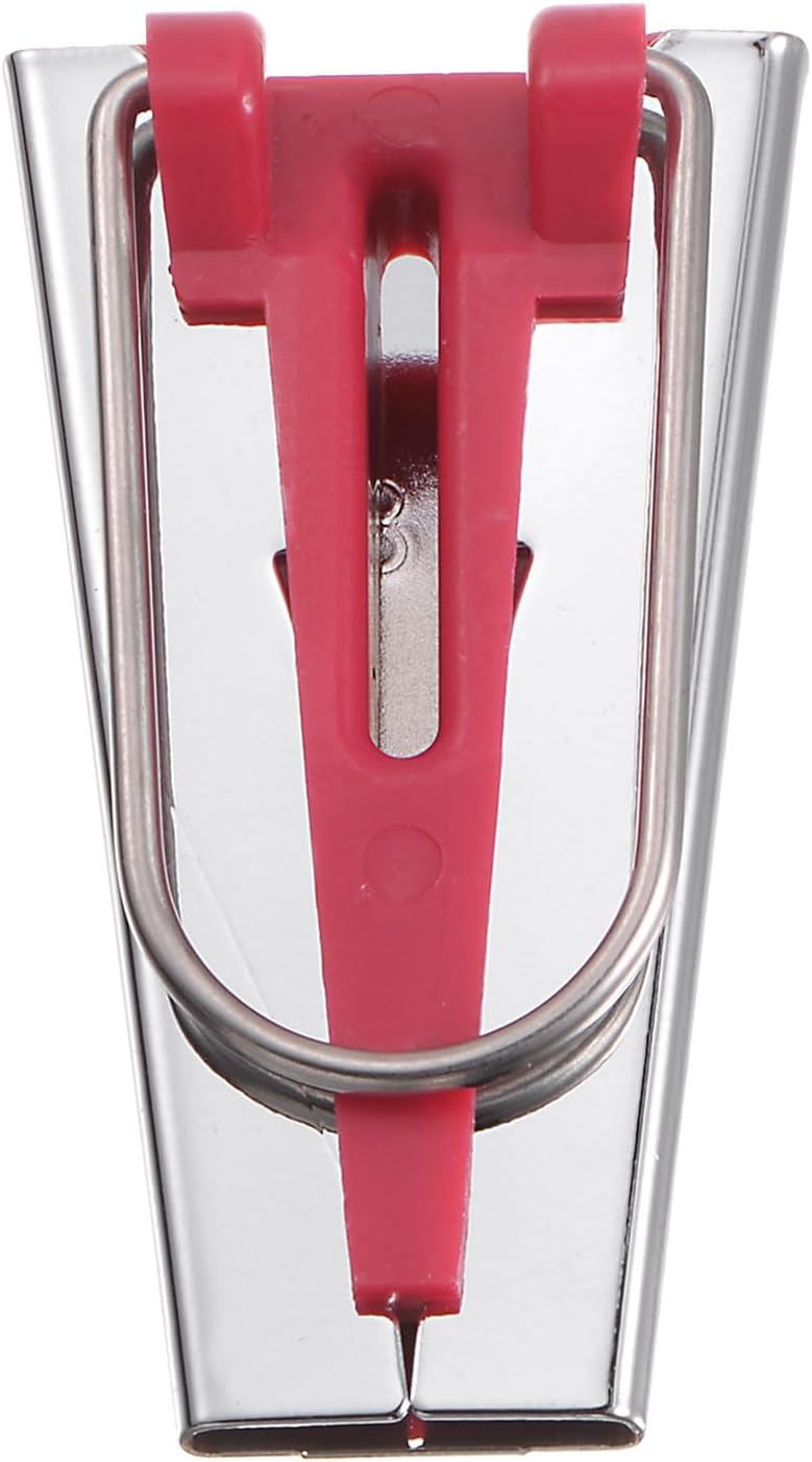 HARFINGTON Bias Tape Maker Kit 18mm Single and Double Fold Fabric Bias Binding Maker Sew Tool for Fabric Quilting Sewing Crafting DIY, Red