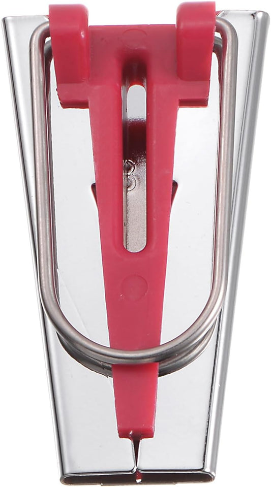 HARFINGTON Bias Tape Maker Kit 18mm Single and Double Fold Fabric Bias Binding Maker Sew Tool for Fabric Quilting Sewing Crafting DIY, Red