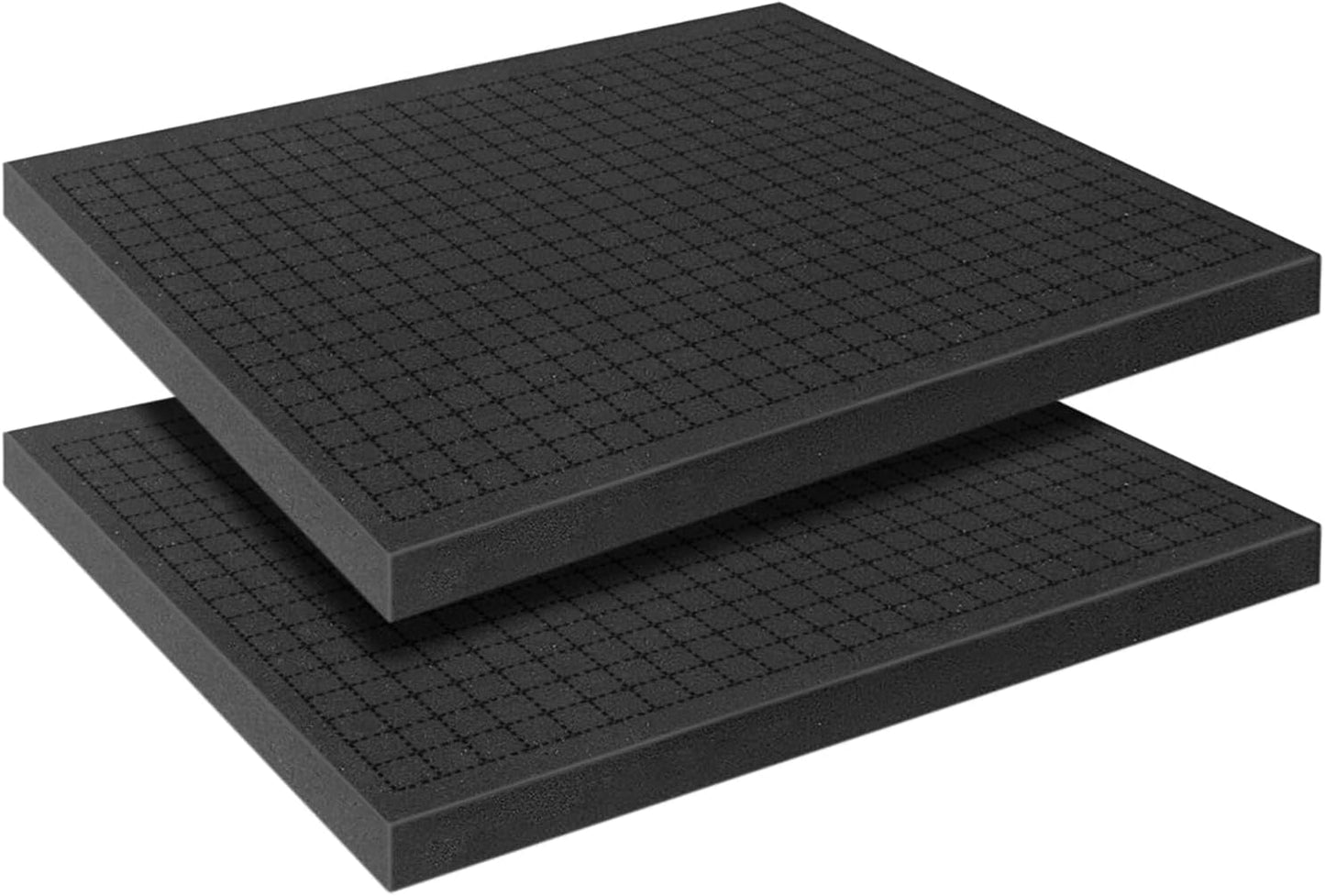 Pick and Pluck Foam Sheets, 2Pcs 16 x 12 x 1 Inch Pick Apart Foam Insert for Camera Storage, Crafts, Tool Box, Storage Drawer