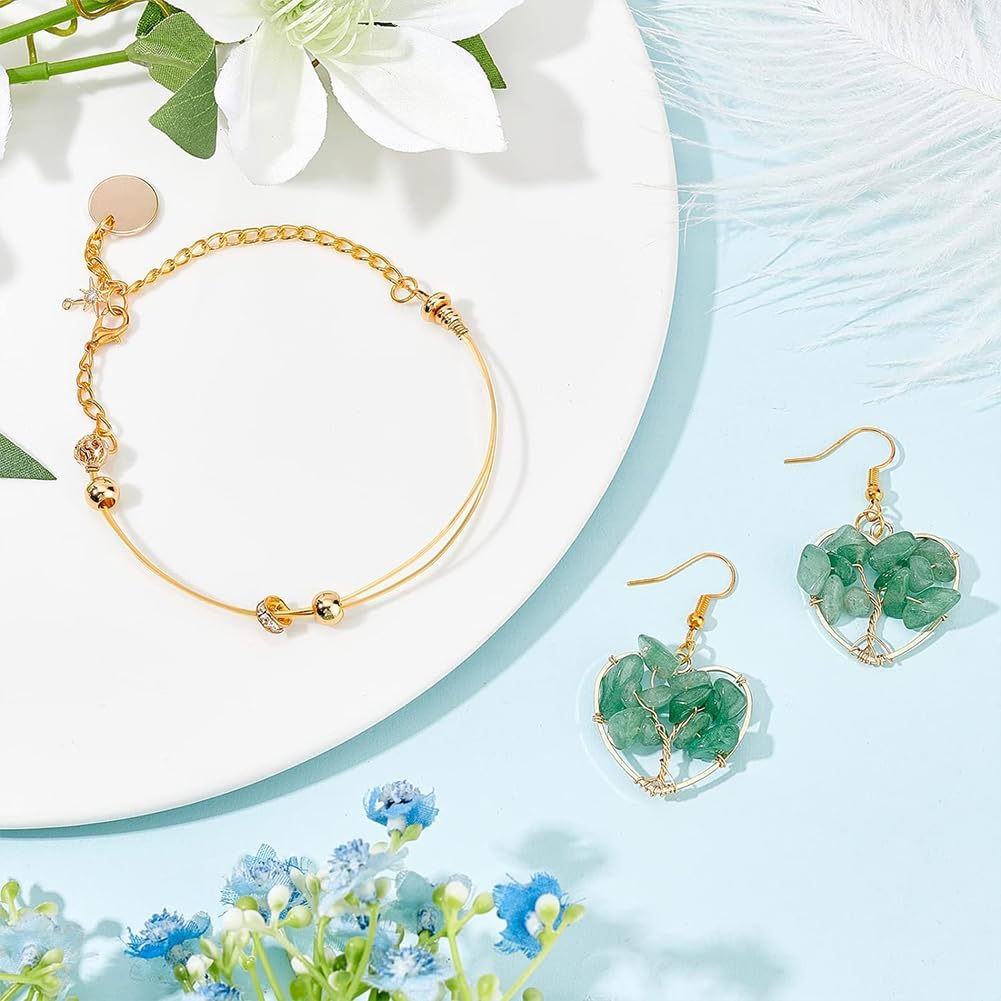 BENECREAT 23 Gauge 16 Feet Square Copper Wire, Bendable Metal Craft Wire for Necklace Bracelet Making and Other Handmade Project