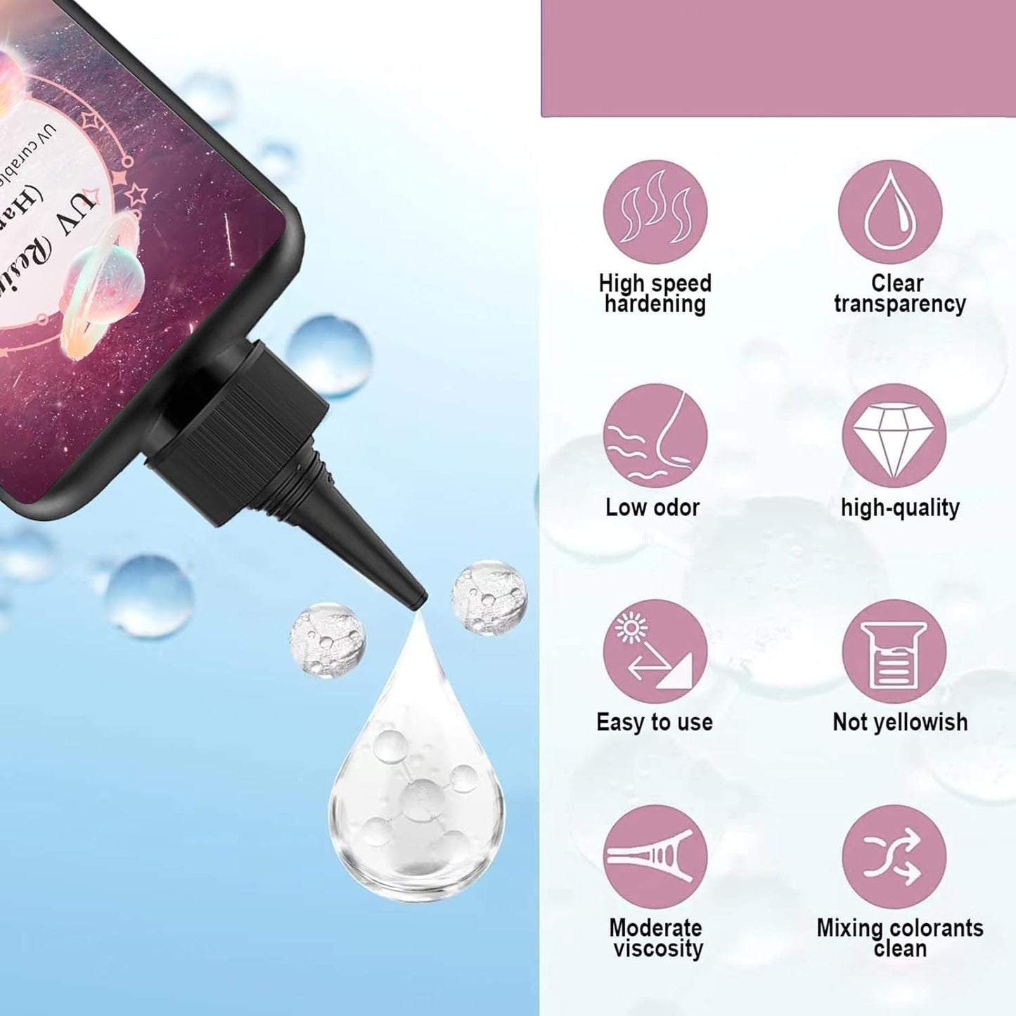 YV-cozx UV Resin Jewelry Making Kit,Crystal Clear Resin with 26 Letter Molds and Casting Tools,DIY Jewelry Making Kit for Necklace,Keychain,Earring (Jewelry Kit)