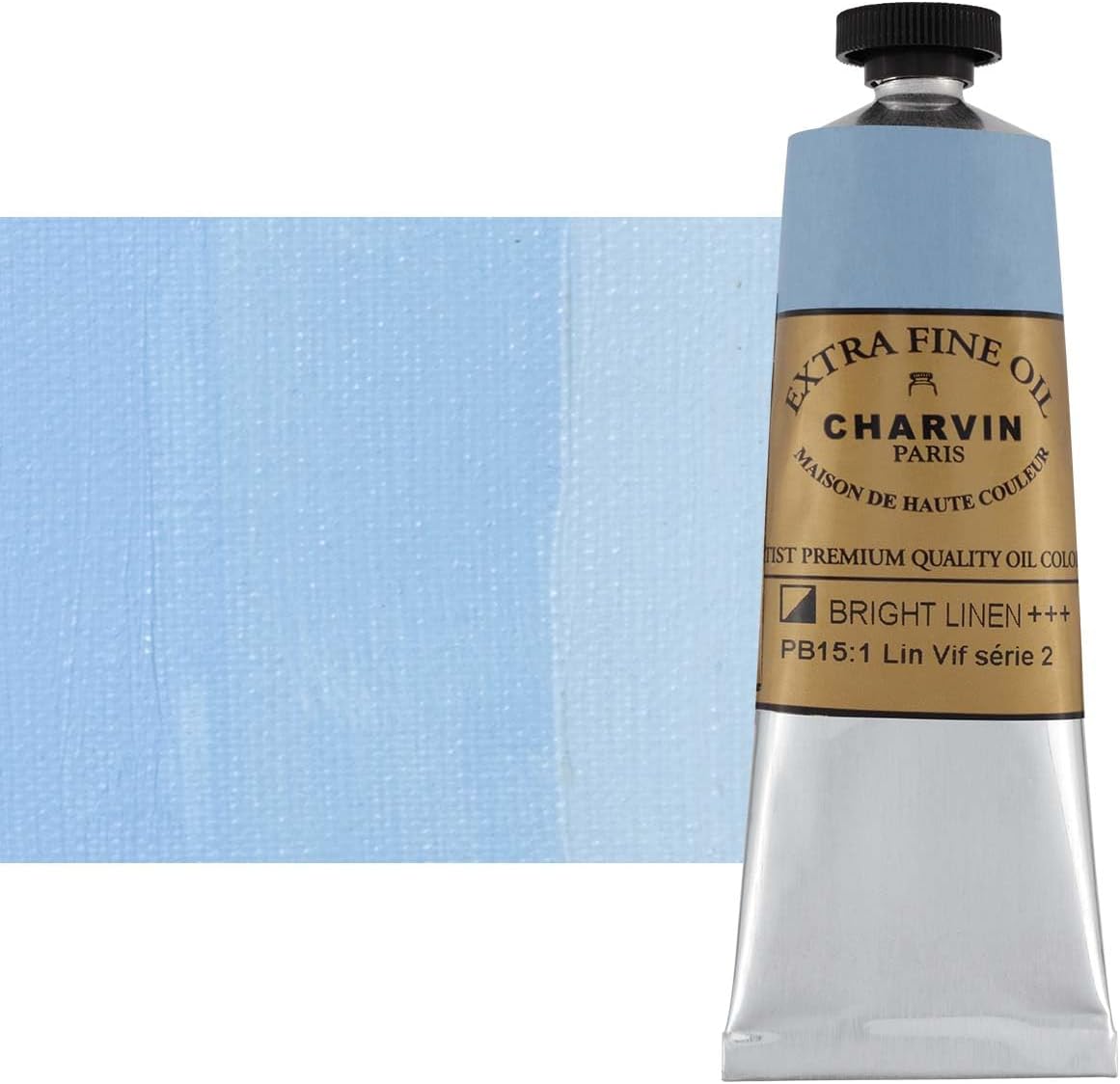 Charvin Extra Fine Oil Paint, Bright Linen 150 ml - Triple-Milled, Rich Texture, Poppy Oil-Based, Light-Fast, Handmade, Archival Quality
