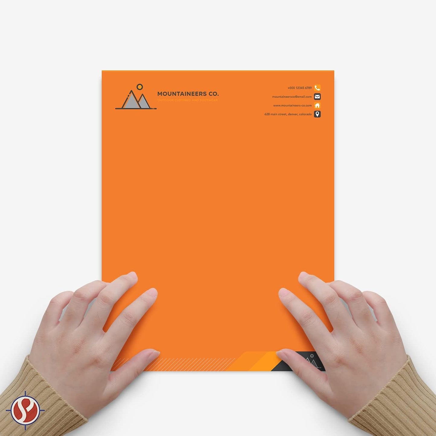 8.5 x 11" Orange Color Paper Smooth, for School, Office & Home Supplies, Holiday Crafting, Arts & Crafts | Acid & Lignin Free | Regular 20lb Paper - 100 Sheets