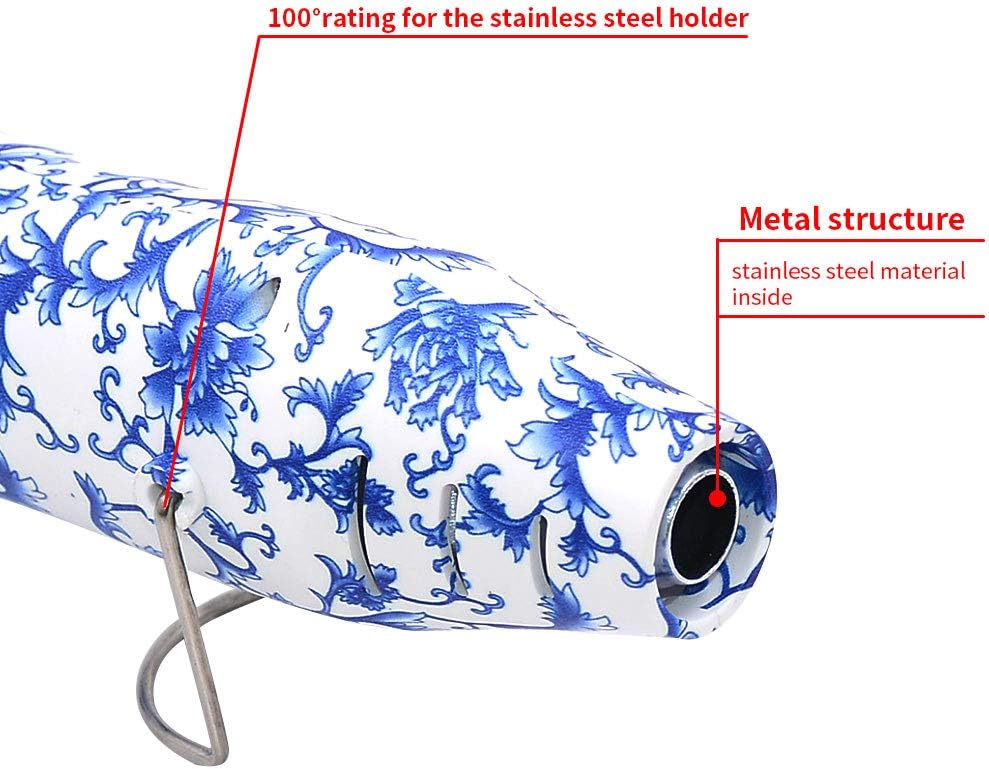 mofa Resin Heat gun,6.6ft Cable 300W Heat Gun for Crafts,Acrylic Paint Dryer Multi-Purpose Electric Heating Nozzle (Chinese Style)