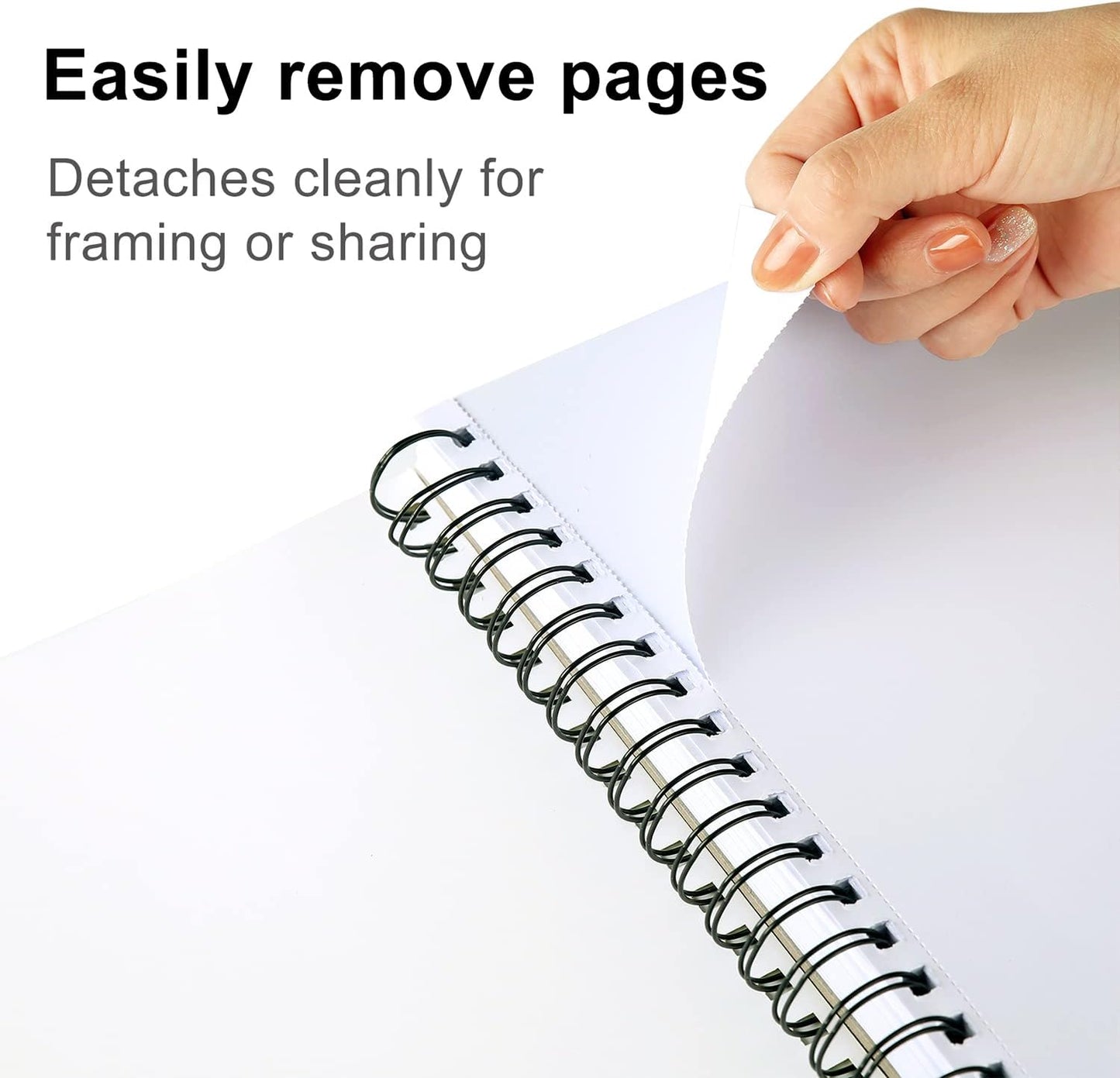 ArtBeek Marker Paper Pad, 9"x12" Alcohol Marker Paper, 60 Sheets (120lb/200gsm) Marker Sketchbook Bleedproof, Art Paper for Drawing and Painting, Sketching, Coloring, Lettering