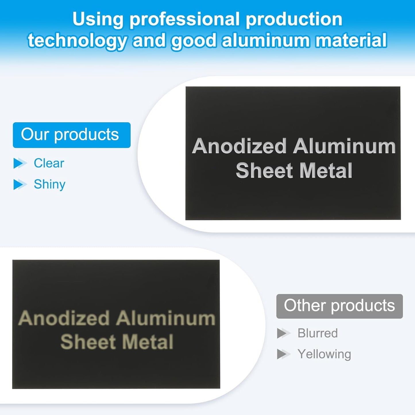 PATIKIL 2.1x3.3 Inch Anodized Aluminum Sheet Metal, 15Pcs Laser Plates Engraving Blanks 0.5MM Thin Rectangle for Crafting DIY House Laser Engraving, Black