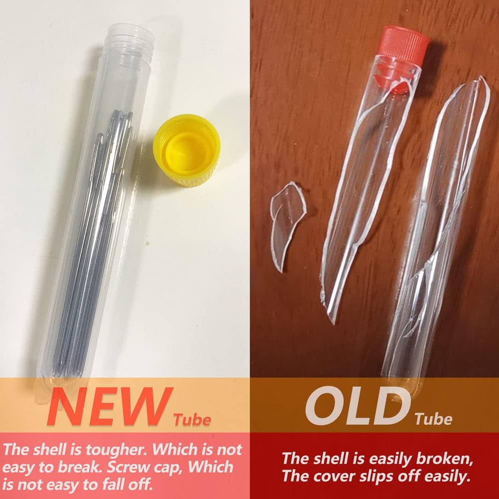 50 Pack Premium Large Eye Needles for Hand Sewing with Needle Threaders, Assorted Sizes, Embroidery Needles for Hand Sewing, Sewing Needles Large Eye, Big Eye Needle