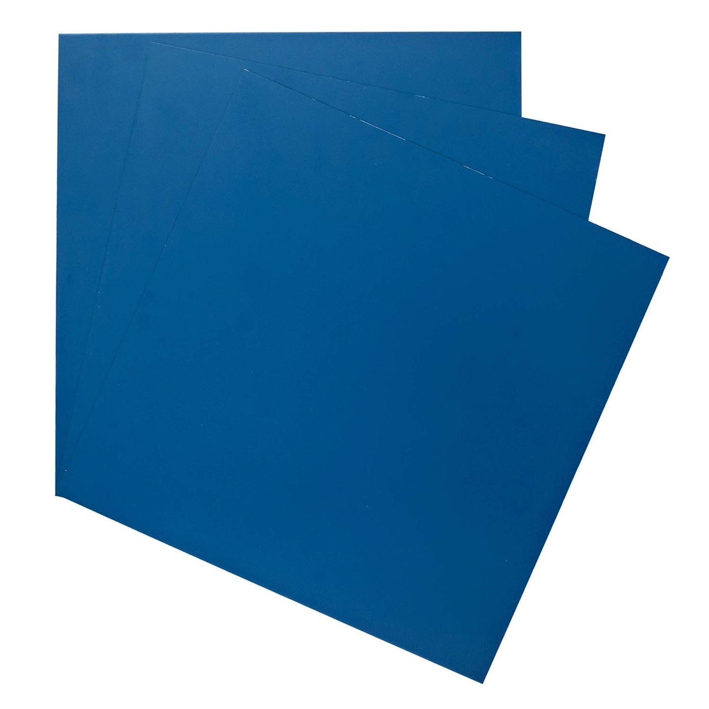 EAGLE 1: 12" x 12" 26 Gauge Sheet Metal Squares (3 Pack Per Order, Multiple Colors) Great for Arts, Crafts, DIY Home or Work Projects (6" X 6", Blue)