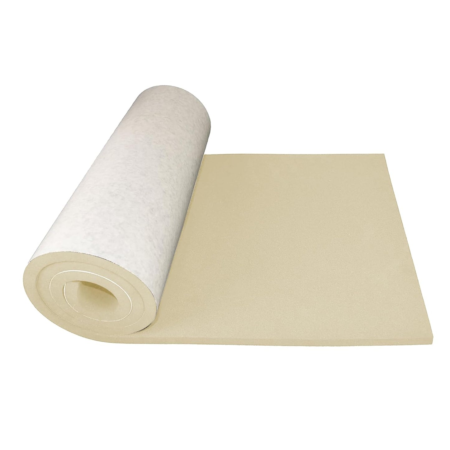 XCEL Foam Roll with Self Adhesive – Beige, 60" x 8" x 1/2" Closed Cell Foam Rubber Water Resistant Padding Sheet Home, Marine, Garage, Auto Insulation & Cosplay (Beige, 60" x 8" x 1/2")
