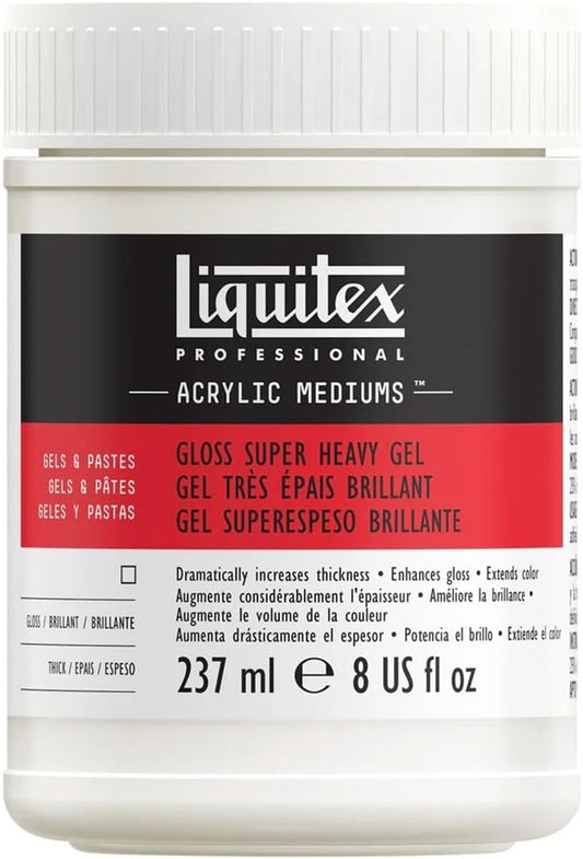 Liquitex Professional Gloss Super Heavy Gel Medium, 237ml (8,0-oz)
