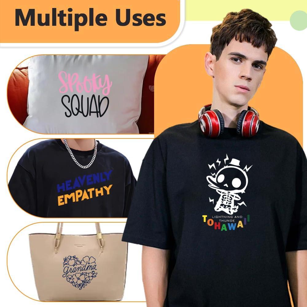 RENLITONG Matte Red Iron on Vinyl Roll - 12Inch x 13ft HTV Heat Transfer Vinyl for T-Shirt, HTV Rolls for All Cutter Machine - Easy to Cut & Weed for Heat Transfer Design