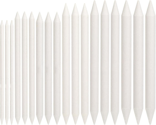 18 PCS Blending Stumps Set，Ymapinc Oil Pastels Blenders & Shading Tools 6 Sizes for Charcoal Drawing Sketching Special Tortillions Blending Tools Art Supplies