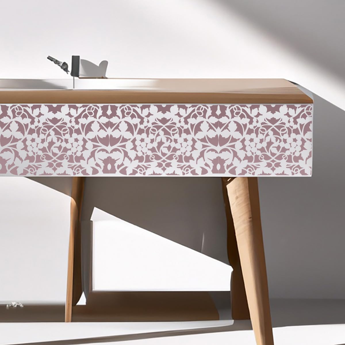 Stencils for Crafts Reusable Texture Stencils Floral Stencil Leaf Tree Templates for Painting on Wood Furniture Card Canvas Paper Scrapbook