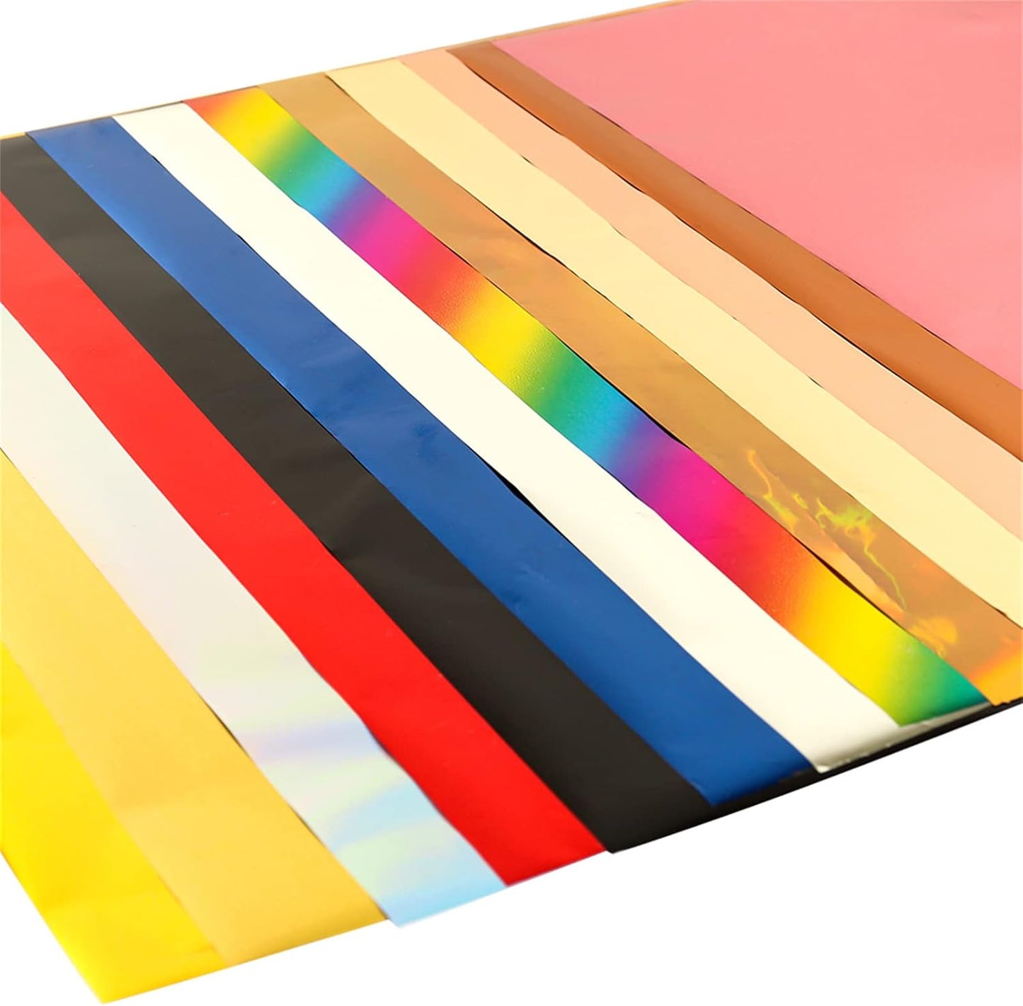 Briartw 20x29cm Hot Foil Paper 50 Sheets Pack Toner Reactive Foil Hot Stamping Foil Paper by Laser Printer and Laminator for Scrapbooking Craft Cardmaking DIY Album (Rose Gold, 50 Sheets)