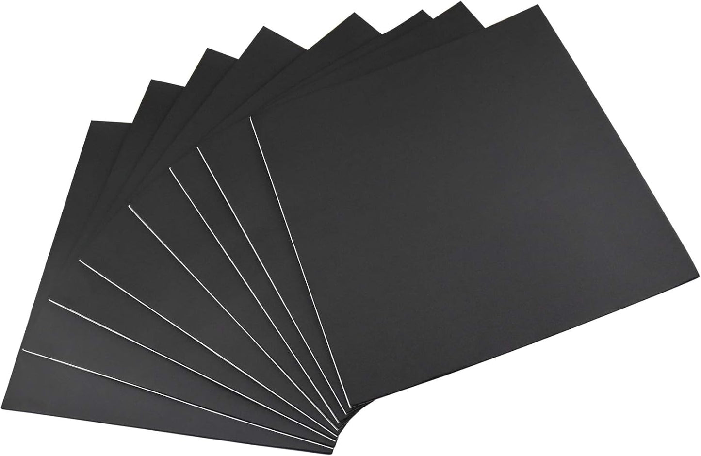 Foam Sheets with Adhesive Backing Foam Padding Neoprene Rubber Mat Closed Cell Sheet Anti-Slip Insulation Rubber Anti Vibration Square Pad (12" x 12" x 1/8", 8 Pcs)