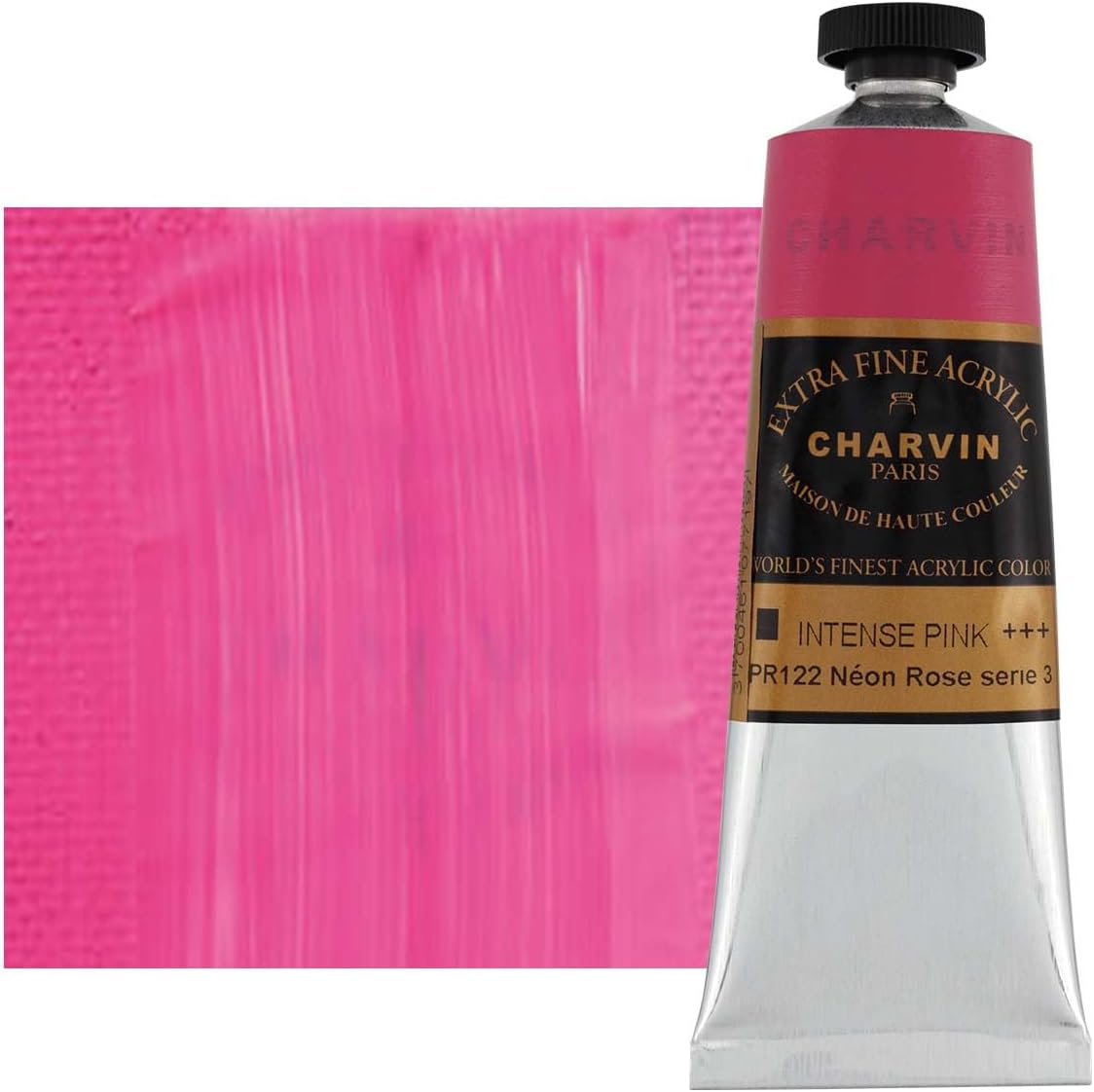 Charvin Extra Fine Professional Artist Acrylic Paint Colors, Nature Themed Hues, 150ml Intense Pink