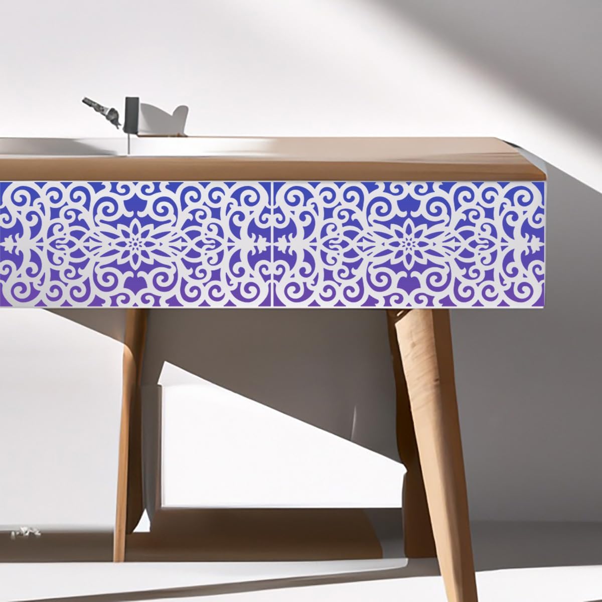 Stencils for Crafts Reusable Texture Stencils Background Stencil Leaf Floral Templates for Painting on Wood Furniture Card Canvas Paper Scrapbook(Border Stencil03-18p)