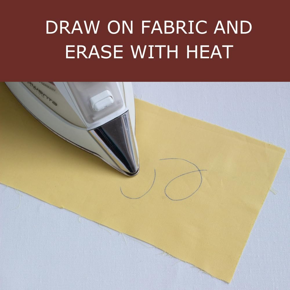Madam Sew Heat Erasable Fabric Marking Pen | Blue Quilting, Sewing, Crafts and Dressmaking Disappearing Ink