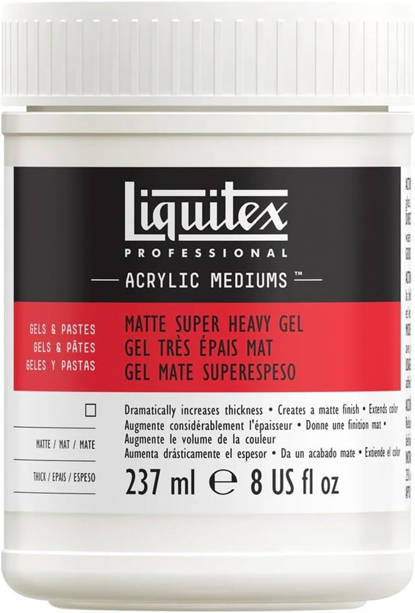 Liquitex Professional Matte Super Heavy Gel Medium, 237ml (8-oz)