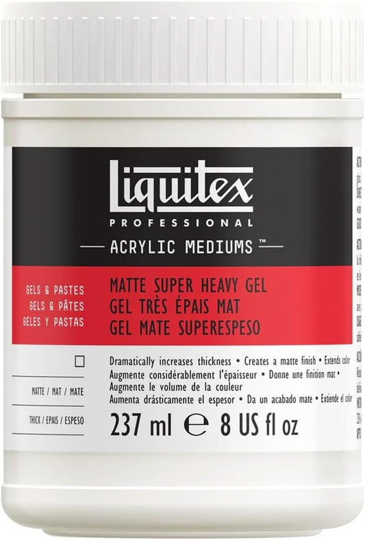 Liquitex Professional Matte Super Heavy Gel Medium, 237ml (8-oz)
