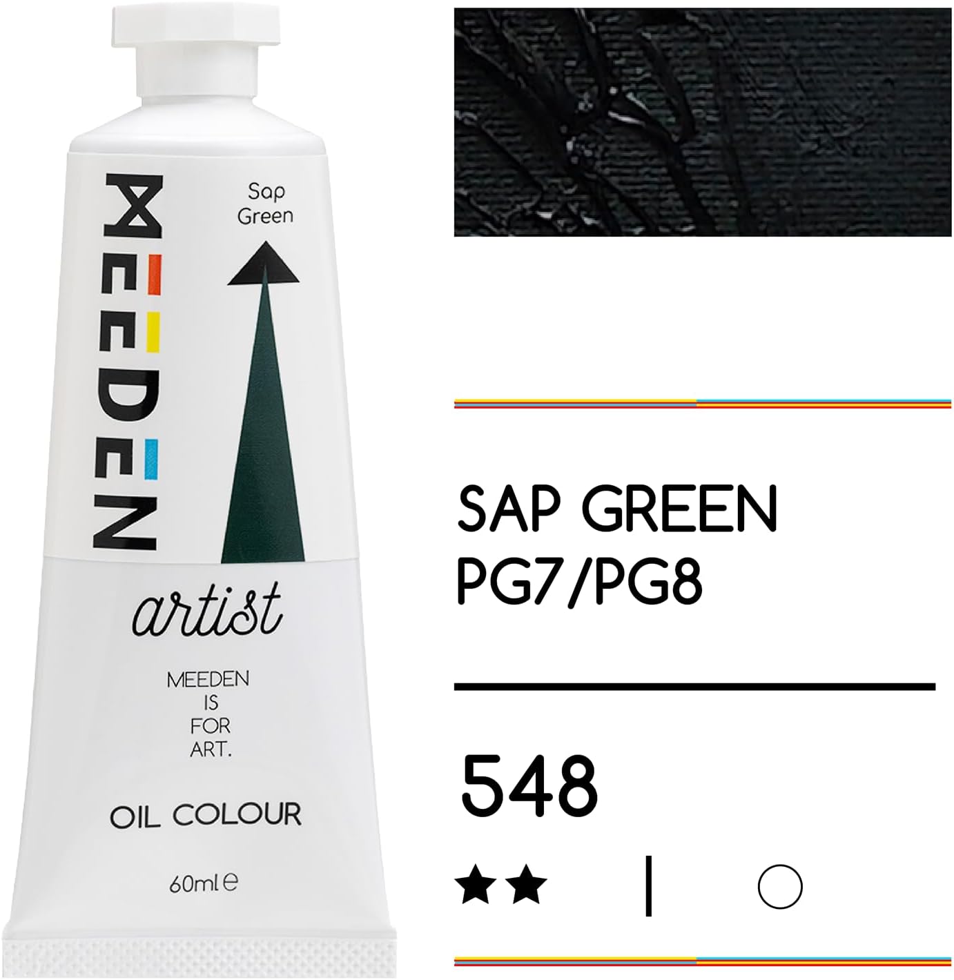 MEEDEN Artist Grade Oil Paint: Sap Green - 60ml/2oz Tube - Professional Art Paints for Canvas Painting