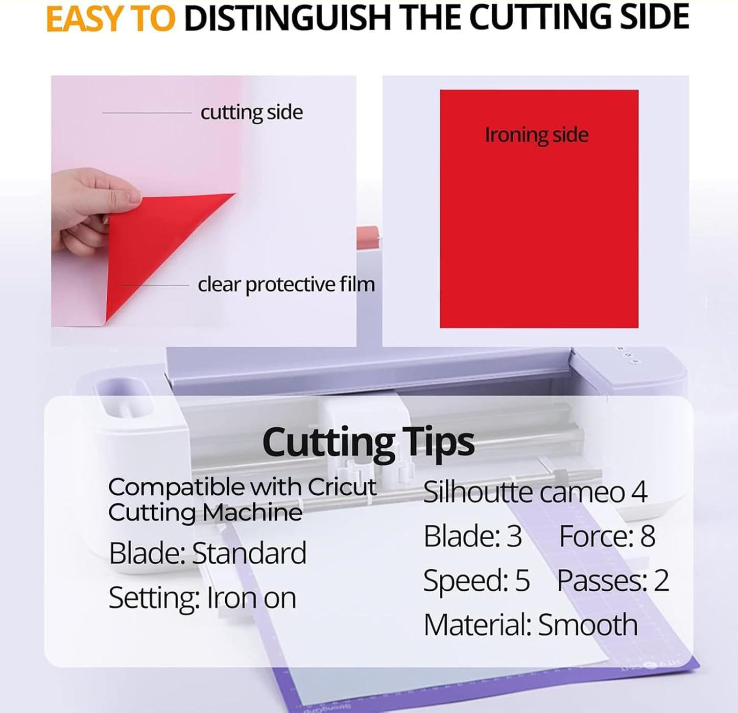 HTVRONT Red Heat Transfer Vinyl Bundle - 10 Pack 12" x 10" HTV Vinyl for T-Shirt, Red Iron on Vinyl for All Cutting Machine or Heat Press Machine