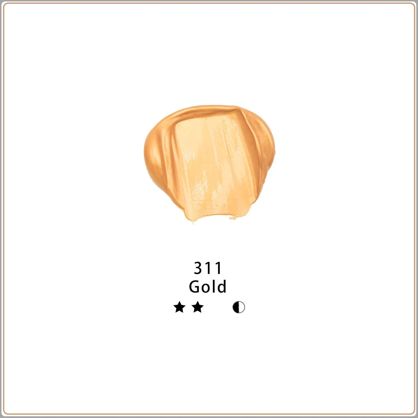 Artecho Gold Acrylic Paint, Gold Paint (120ml / 4.05oz) Tubes, Art Craft Paints for Canvas, Rock, Stone, Wood, Fabric, Art Supplies