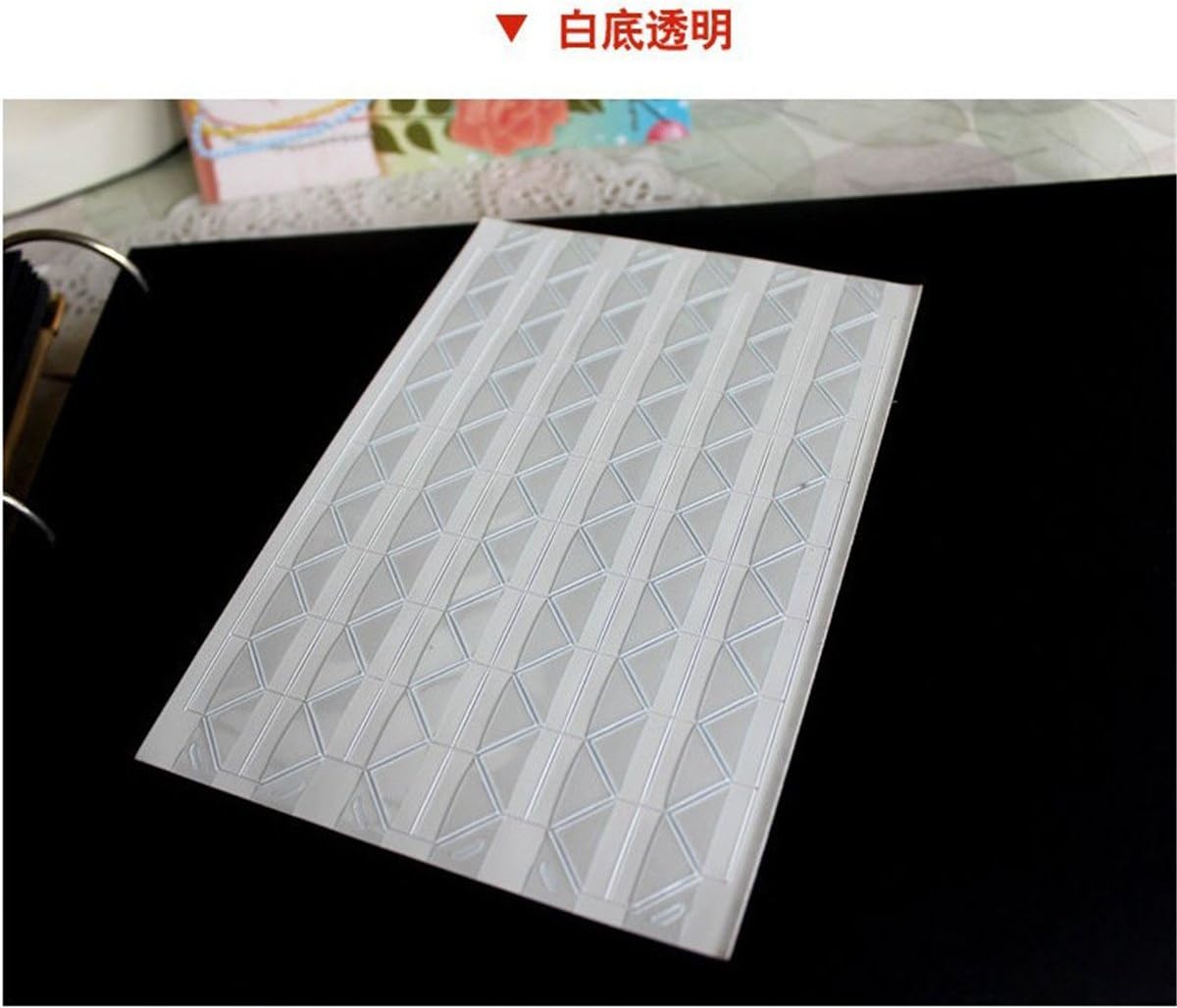 10 Sheet (1020-pack) Photo Corners Self Adhesive PVC Paper Photo Foto Corner Stickers for Scrapbooking Personal Journal (White)